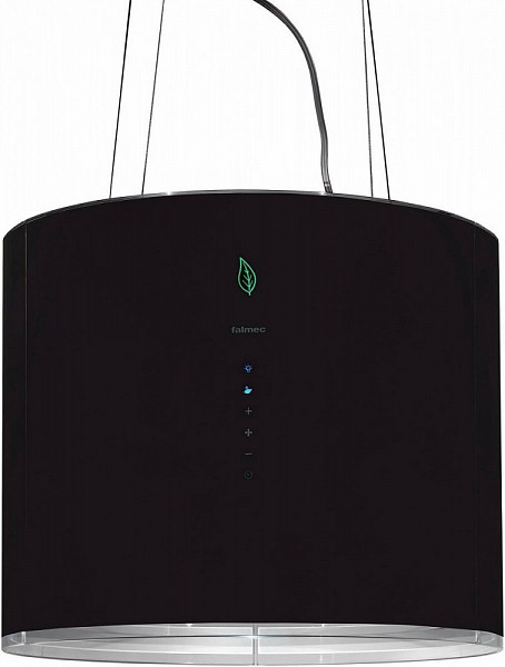 Островная вытяжка Falmec Eolo Isola Glass Black фото