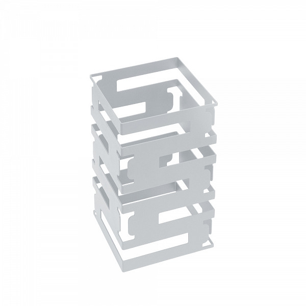 Подставка-куб для фуршета Luxstahl 150х150х255 мм серебро фото