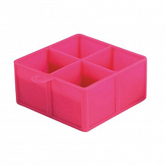 Форма для льда P.L. Proff Cuisine Куб 4 ячейки 4,5*4,5 см силикон в Москве , фото