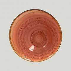 Ассиметричная тарелка RAK Porcelain Twirl Coral 650 мл, 22*9 см в Москве , фото