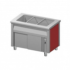 Прилавок для 1 и 2 блюд мармит Emainox EAB 12 8035013, фото 1