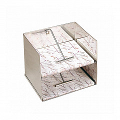 Диспенсер для упаковочной бумаги Garcia de Pou 2 лотка, 29*36 см, нержавейка в Москве , фото