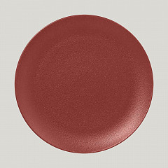 Тарелка круглая плоская RAK Porcelain NeoFusion Magma 27 см (кирпичный цвет) фото