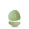 Миска треугольная Churchill Stonecast Sage Green SSASTRB61 фото