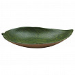 Блюдо овальное Лист  37,8*22,9*7 см Green Banana Leaf пластик меламин