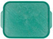 Поднос столовый из полистирола  450х355 мм зеленый
