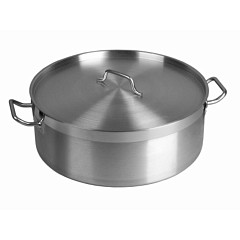 Кастрюля котел P.L. Proff Cuisine 10 л, 32*12 см Kitchen Staff с крышкой нерж. ИНДУКЦИЯ (81240594) в Москве , фото