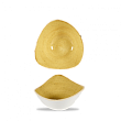 Салатник треугольный  Stonecast Mustard Seed Yellow SMSSTRB61