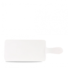 Доска сервировочная с ручкой Churchill 26,6х14см, меламин, Buffet Melamine, цвет белый ZPLHPW1 фото