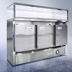 Витрина кондитерская напольная Финист SPLINTER COLD SC-1 в Москве , фото 5