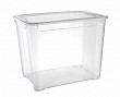 Контейнер с крышкой Restola 70 л 555х390х435 мм прозрачный, ПП [433204601]