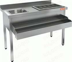 Барная станция коктейльная открытая Hicold НКС-10/7БК фото