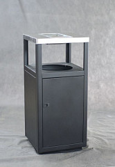 Урна-пепельница Pandasteel Пассаж черный муар, с пепельницей, фото 4