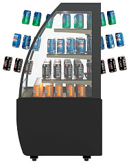 Витрина кондитерская Полюс K70 VM 0,6-2 STANDARD открытая, горка (9005-0109) в Москве , фото 5