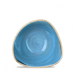 Салатник треугольный Churchill Stonecast Cornflower Blue SCFSTRB61 фото