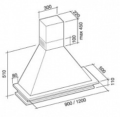 Пристенная вытяжка Falmec Tempo Antico 120 (600) S в Москве , фото 4
