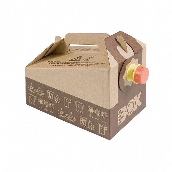 Кейтеринговая коробка для напитков Garcia de Pou одноразовая 3 л, картон фото