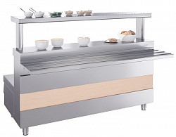 Мармит для 1-х блюд Atesy Ривьера М1-3.1500-02-О 3-х конф. без полок в Москве , фото 6