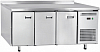 Стол морозильный Abat СХН-70-02 неохлаждаемая столешница с бортом (дверь, дверь, дверь) (24120111110) фото