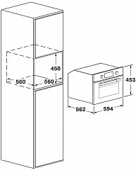 Встраиваемая пароварка Fulgor Milano FUSO 4505 MT MBK в Москве , фото 2