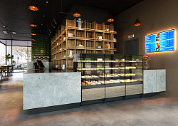 Витрина кондитерская Полюс KC70 VM 0,9-1 LIGHT (версия 2.0) (9005) в Москве , фото 6