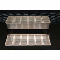 Контейнер емкость для фруктов и специй P.L. Proff Cuisine 12 отд. 2 яруса 45*30,5*22,5 см нерж. в Москве , фото 3