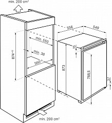 Встраиваемый морозильник Kuppersbusch FG 2500.1i в Москве , фото 2