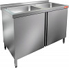 Стол закрытый с мойкой Hicold НСЗ2М-12/6Б фото