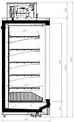 Морозильная горка Polair Gelo MH 1250 Plug-In 6 кл в Москве , фото 2
