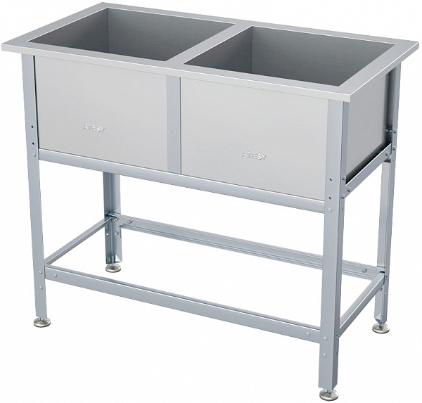 Ванна моечная Atesy ВСМ-Б-2.600-02-К (ВМ-2/600 К) фото