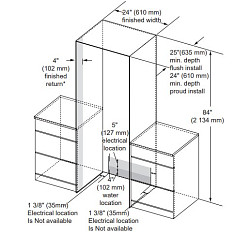 Встраиваемая морозильная камера Signature Kitchen Suite SKSCF2411P в Москве , фото 6
