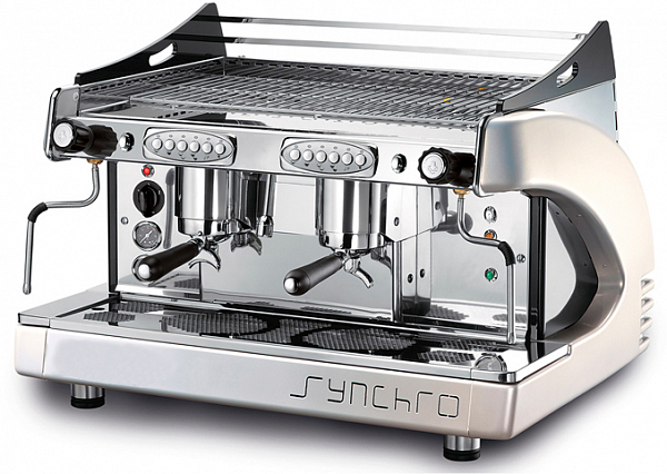Рожковая кофемашина Royal Synchro 2gr 8l automatic белая фото