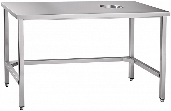 Стол для сбора отходов Abat ССО-4 (нержавеющая сталь) фото