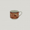 Чашка для эспрессо штабелируемая RAK Porcelain Peppery 90 мл, красный цвет фото