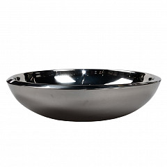 Блюдо круглое (салатник, фруктовница) P.L. Proff Cuisine d 38 см нерж. (81271009) в Москве , фото