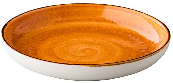 Тарелка глубокая Style Point Jersey Orange 23,5 см, цвет оранжевый (QU94030) фото
