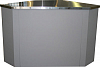Прилавок неохлаждаемый угловой Полюс У-1 Полюс (внешний угол) фото