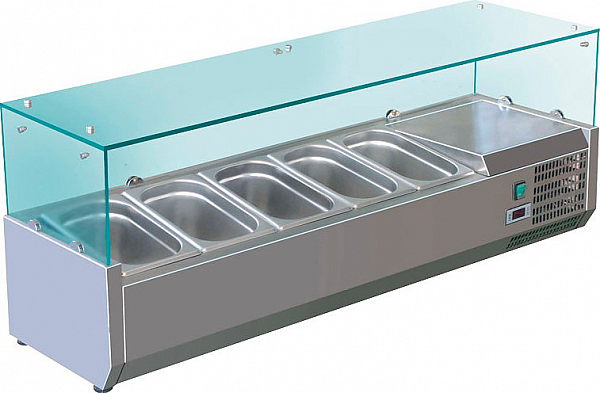 Холодильная витрина для ингредиентов Koreco VRX1500330(335I) фото