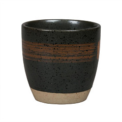 Чашка чайная без ручки P.L. Proff Cuisine d 6,9 см h6,8 см Dark Matt Panasia (81221945) в Москве , фото 1