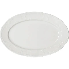 Блюдо овальное Bauscher Моцарт фарфор ,L=28,5,B=19,5см белый (57 2028) в Москве , фото 1