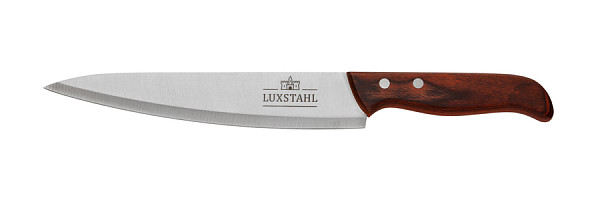 Нож поварской Luxstahl 196 мм Wood Line [HX-KK069-D] фото