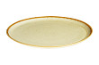 Тарелка для пиццы  28 см фарфор цвет желтый Seasons (162928)