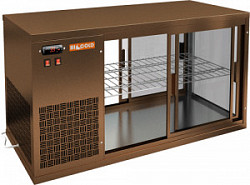 Витрина холодильная настольная Hicold VRL T 1100 L Bronze фото