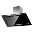 Зонт вытяжной  DW 9800.0 S черное стекло