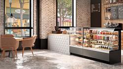 Витрина кондитерская Chilz Vete Kub Lux 130 шоколад/золотой глянец в Москве , фото 2