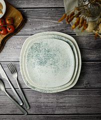 Тарелка квадратная Porland SMOKY 29 см (184429) в Москве , фото 4