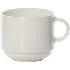 Чашка чайная Bauscher Карат фарфор 280мл D=86,H=70,L=105мм белый (25 5128) в Москве , фото 1