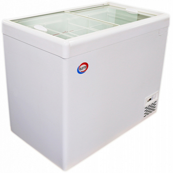 Морозильный ларь Eletto ЛВН 400 П (СF 400 FE R290) серый фото