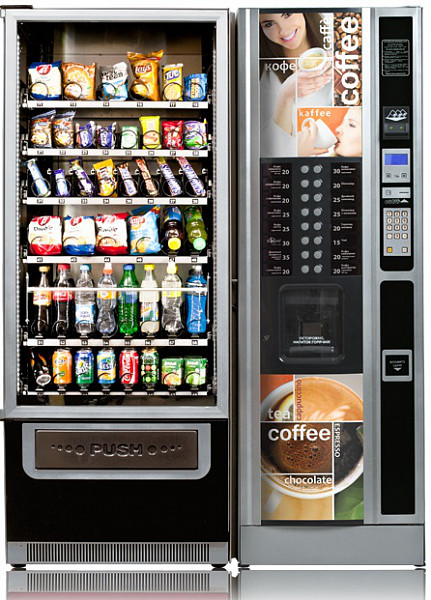 Комбинированный торговый автомат Unicum Rosso Bar фото