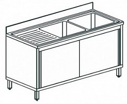 Ванна моечная Apach Chef Line L2S187-65LWSD в Москве , фото